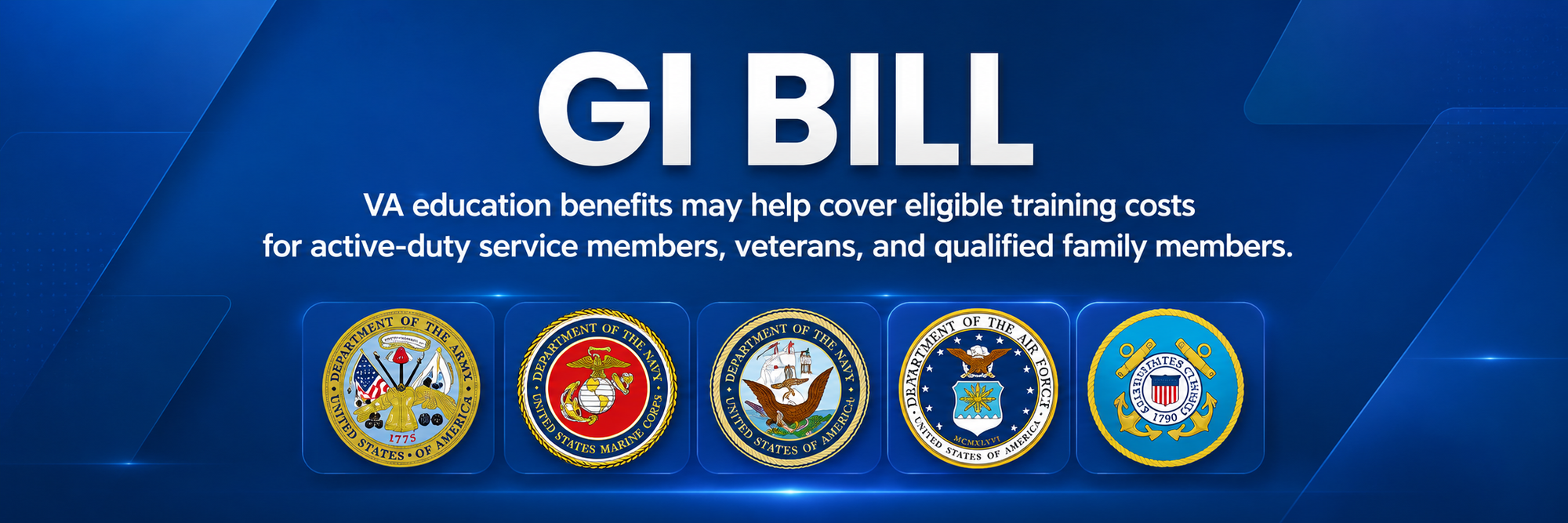 GI Bill and veteran education benefits graphic